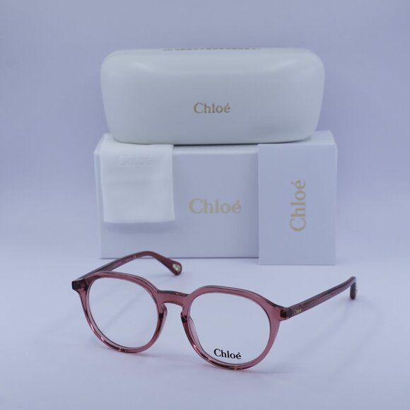 Chloe Accessories - Final Price! Chloe CH0012O 006 Pink Eyeglasses 50mm